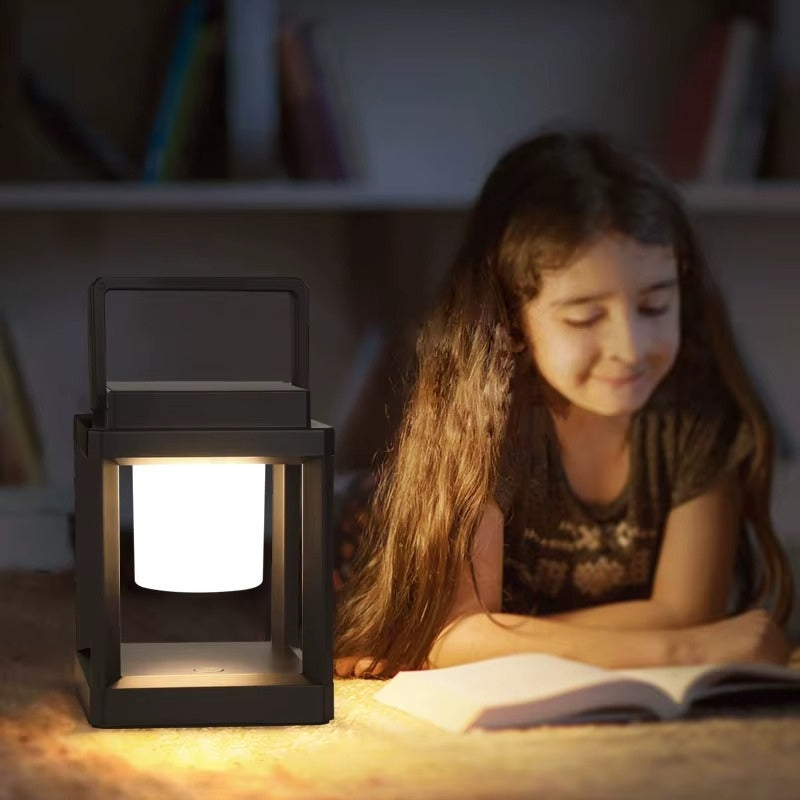 SolarGlow – Bærbar Udendørs LED Bordlampe med Touchkontrol