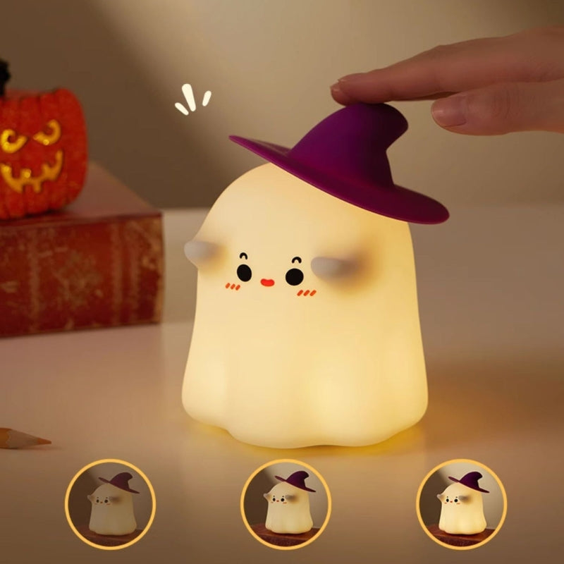 GhostGlow – LED natlys med fjernbetjening for beroligende stemning