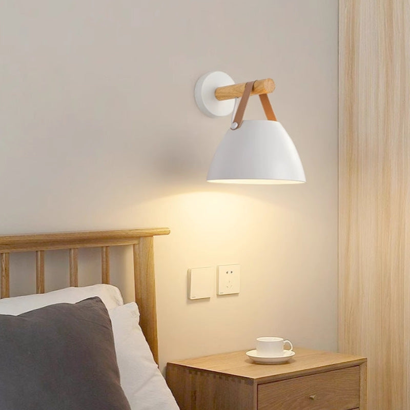 DomeLume – Moderne Minimalistisk Væglampe med Kuppelformet Skærm