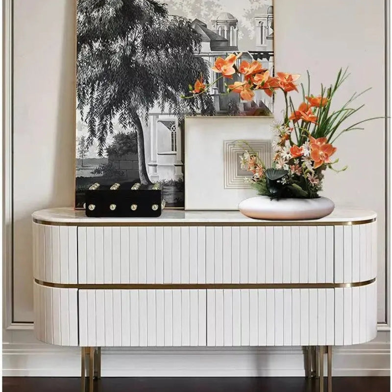 BloomNest – Elegant vase med naturtro orkideopsætning til moderne indretning
