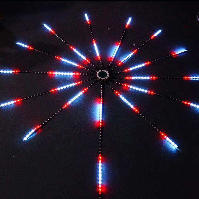 LumiBlaze - Smarte LED vægdekorationslampe med fjernbetjening og DIY-tilstande