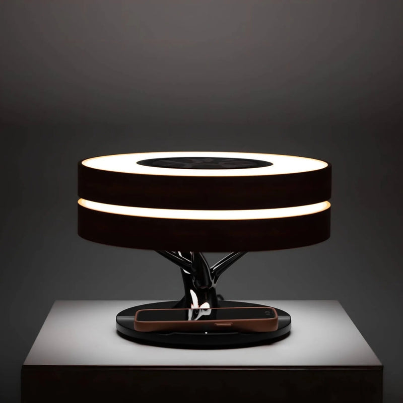 GlowNest - LED-bordlampe med varmt lys og minimalistisk, naturligt design