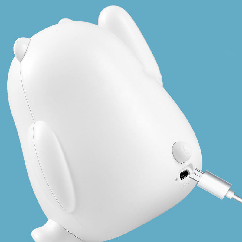 TigerGlow – Silikone USB-genopladelig LED-natlampe
