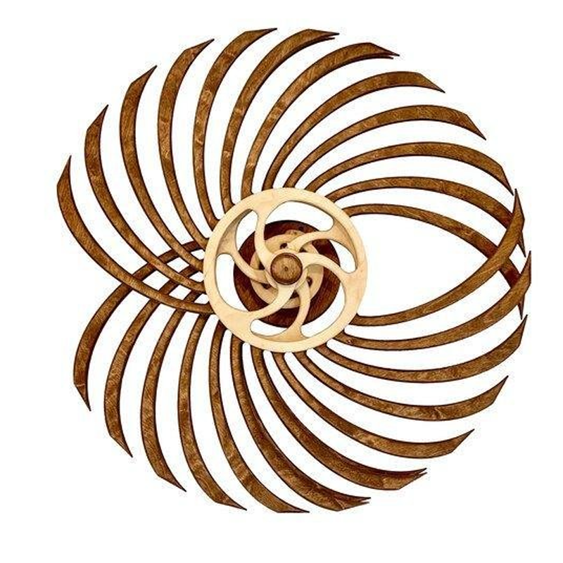 SpiralFlow - Hypnotisk kinetisk vægkunst til fascinerende boligindretning