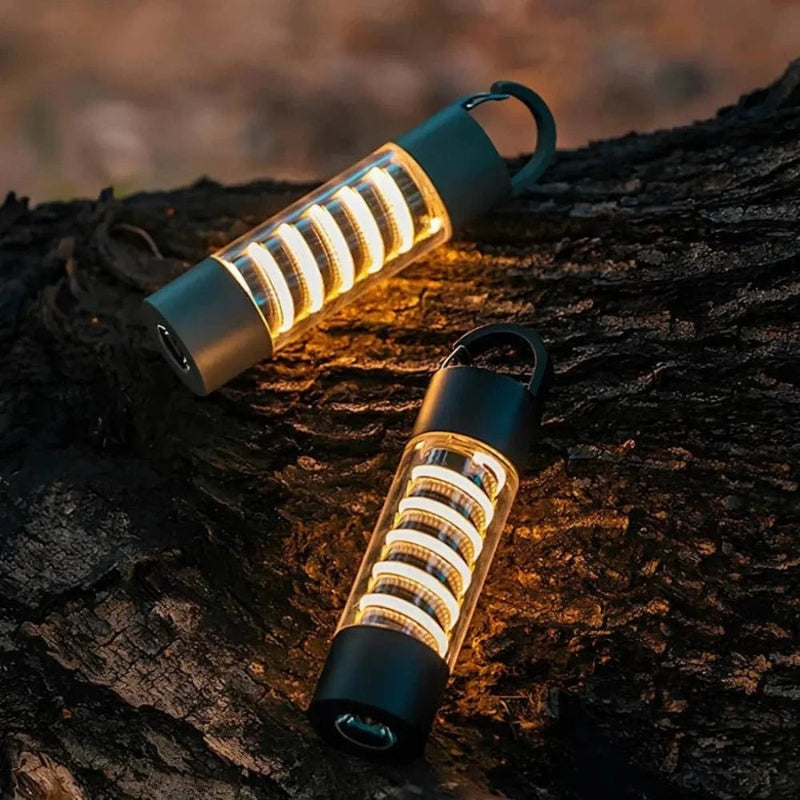 LumiCamp - Justerbart stativ campinglys med genopladeligt batteri og bærbart design