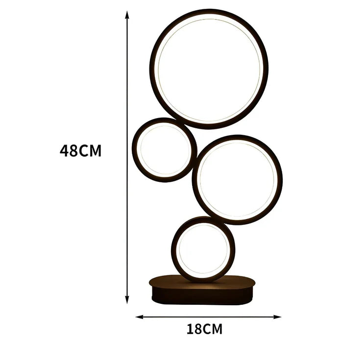 LumaCircle - Moderne cirkulær LED-lampe med justerbar lysstyrke