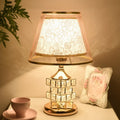 CrystalShine - Elegant guldkrystal LED-lampe til stilfuld belysning