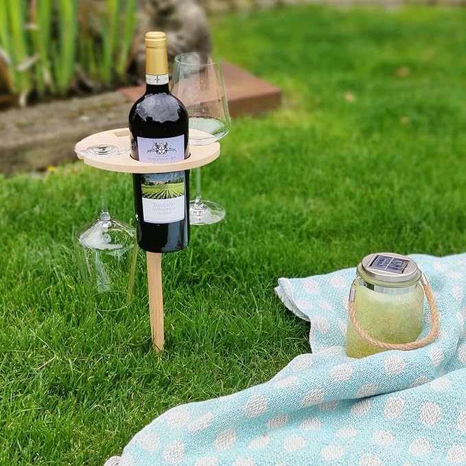 SipSecure – Bærbar udendørs drikkevareholder med rum til flasker og glas