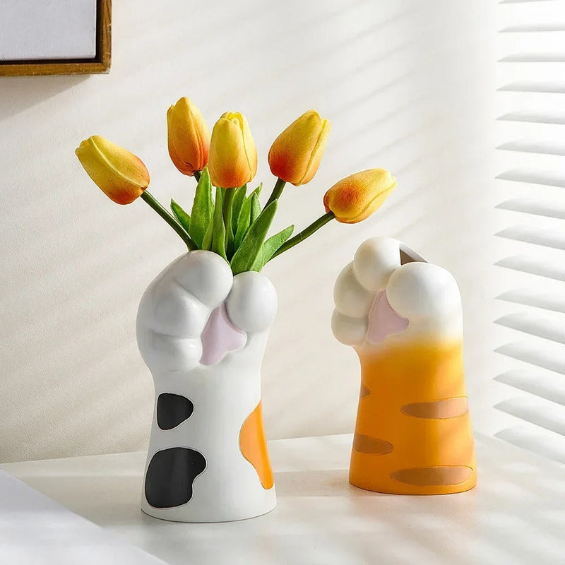 PawBloom – Særpræget kattepotevase med legesygt design og dekorativ charme
