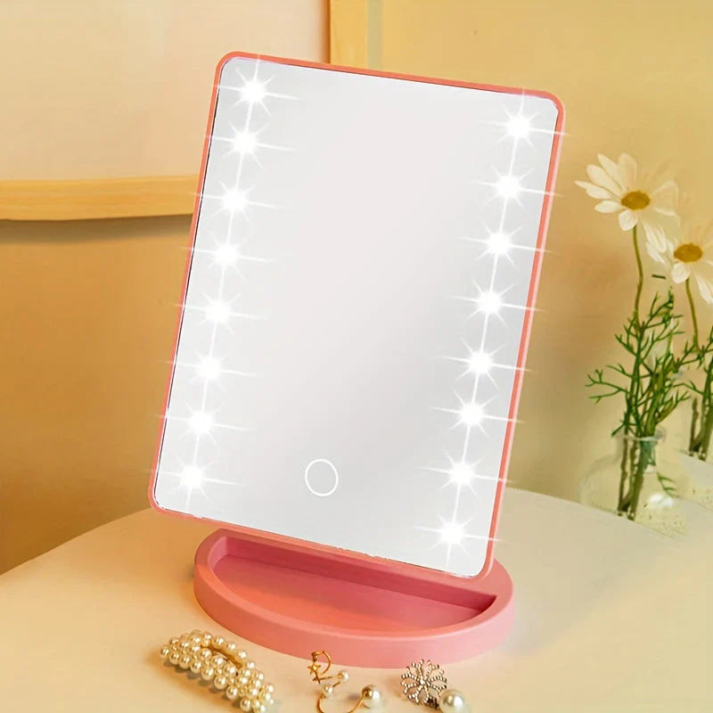 BrightView – Berøringskontrol LED-spejl til fejlfri makeup-påføring
