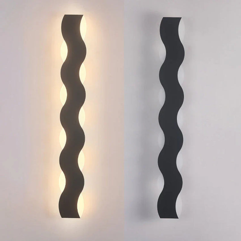 WaveBright – Bølgeformet væglampe for et elegante look