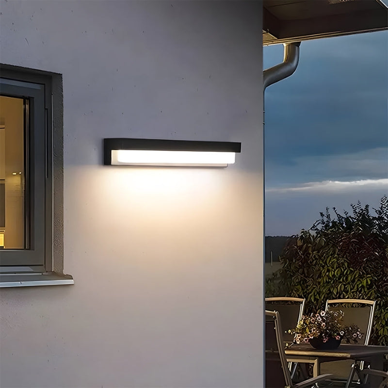 LumaEdge – Rektangulær LED-væglampe til udendørs brug