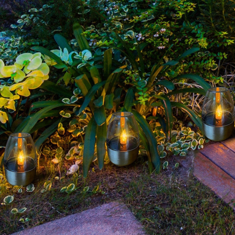 VinoLume – Art Deco Solcelle LED-udendørslampe med vandtæt design