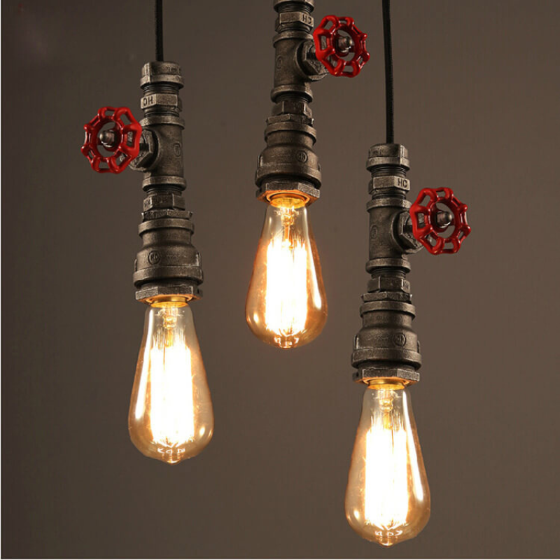 PipeLume – Industriel vandrørspendel med retro stil