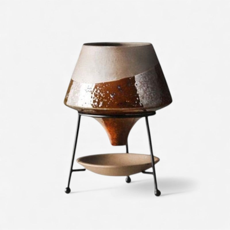 TriVess – Dekorativ blomsterbeholder med treben og rundt hoved