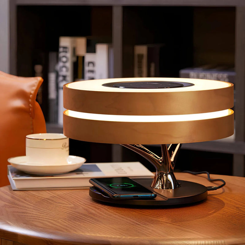 GlowNest - LED-bordlampe med varmt lys og minimalistisk, naturligt design