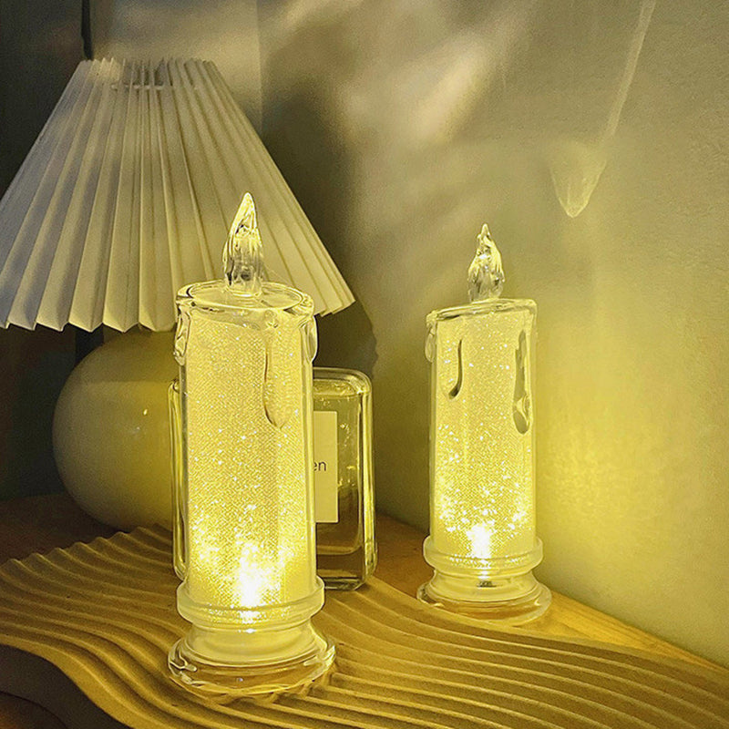 CandleGlow – Simuleret Lys LED Natlys Bordlampe