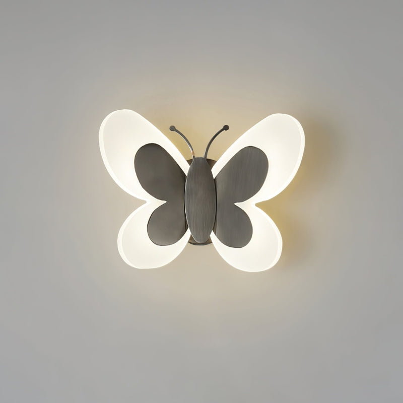 FlutterGlow – LED-væglampe i sommerfugleform