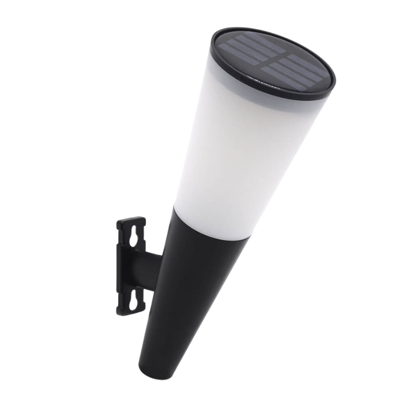 HornGlow – Solcelledrevet LED Udendørs Vandtæt Væglampe