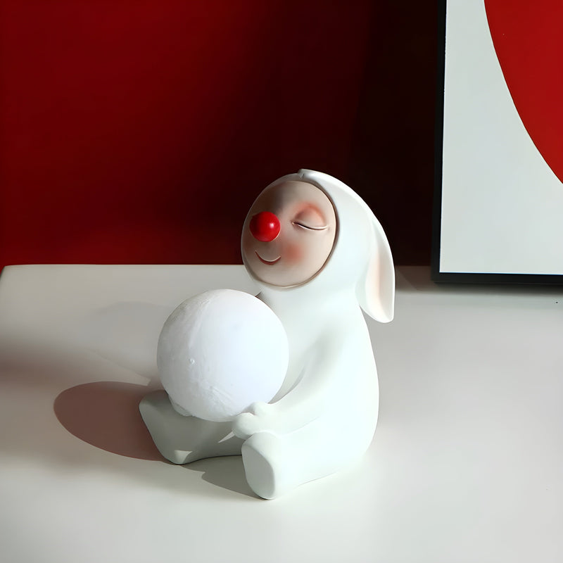 GlowRabbit – USB-opladelig kaninlampe med blødt LED-lys for en magisk stemning