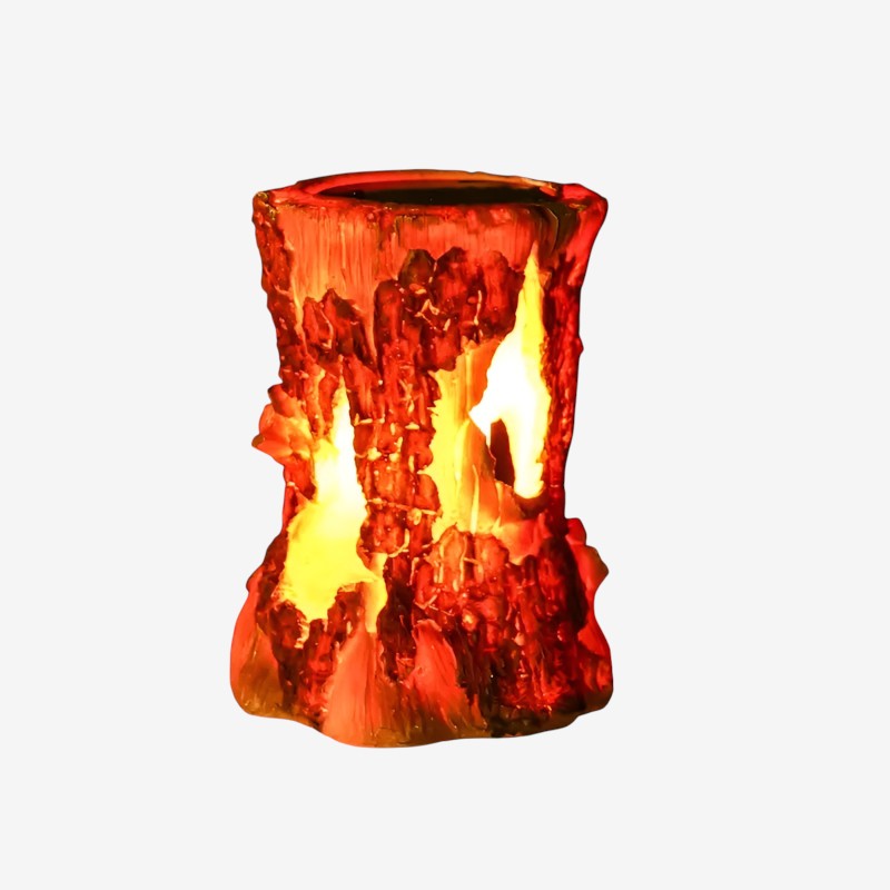 LumaStump – Solcelledrevet LED Dekorationslys med Stamme Inspireret Design