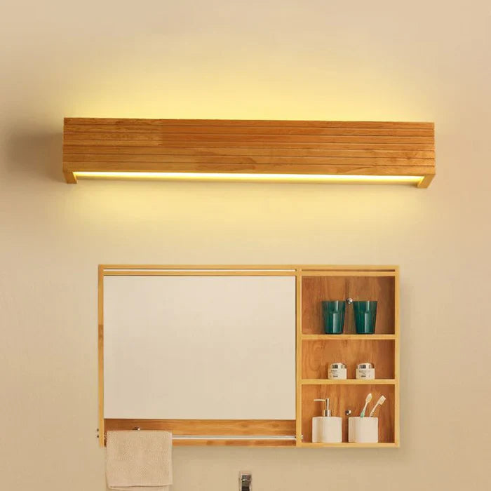 LumiWood – Moderne træ LED-væglampe