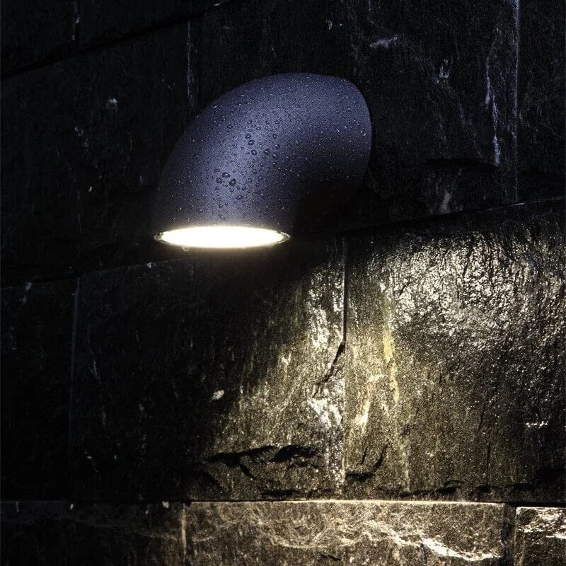 LumaFort – Sort vandtæt LED-downlight i aluminium