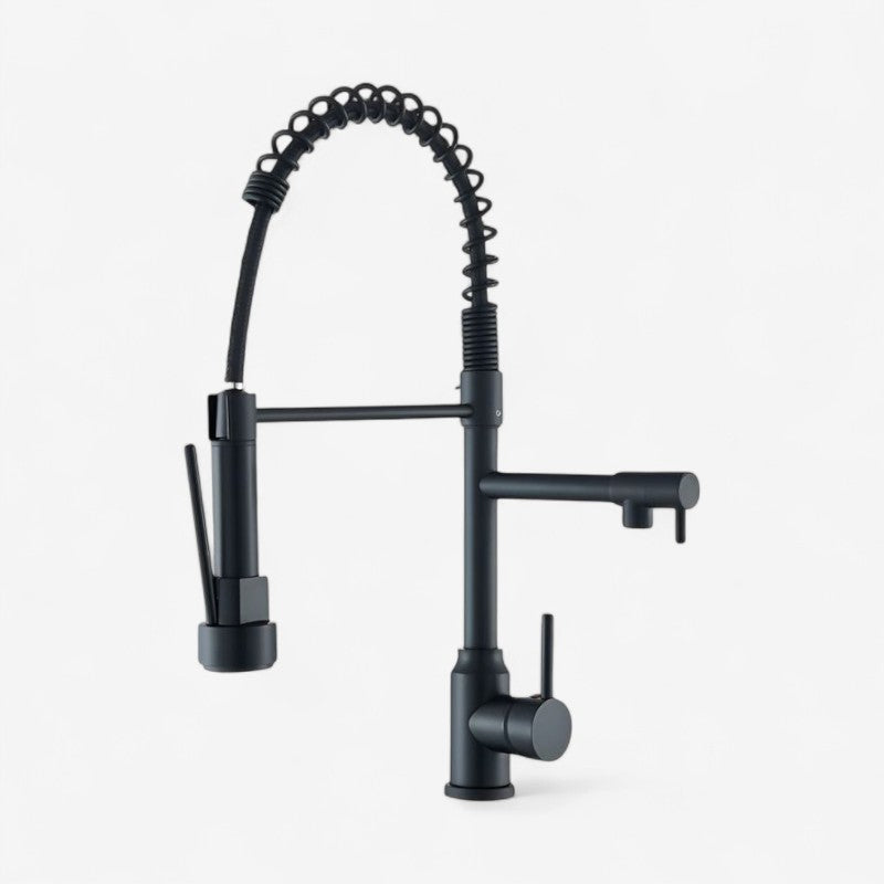 FlowDuo - Roterbart køkkenarmatur med dobbelt tud