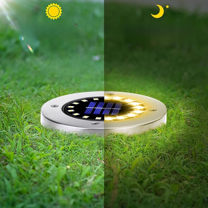 SunGlow – Solcelledrevet havelys med LED-belysning til udendørs rum