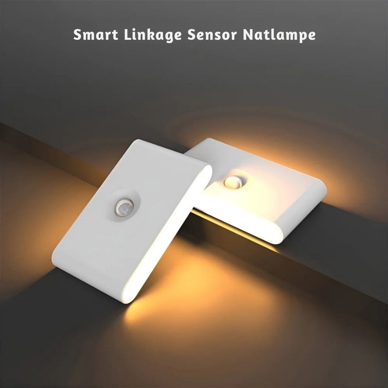 BrightGuard – LED væglampe med bevægelsessensor og 360° dobbeltsidet justerbar glød