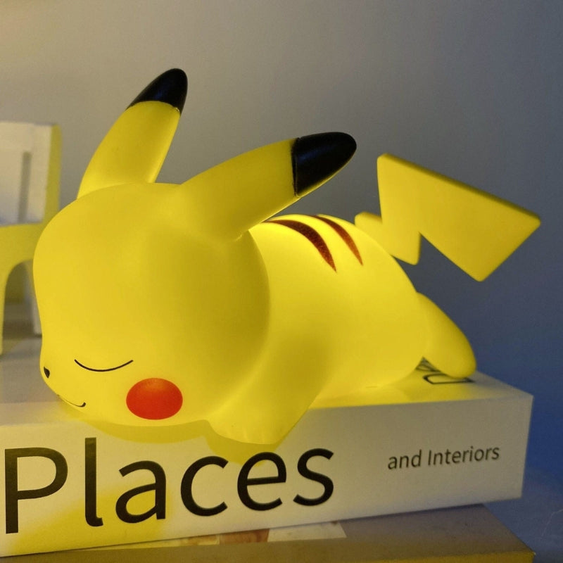 GlowCritter - Pikachu-inspireret LED-natlampe med blød glød til børneværelser