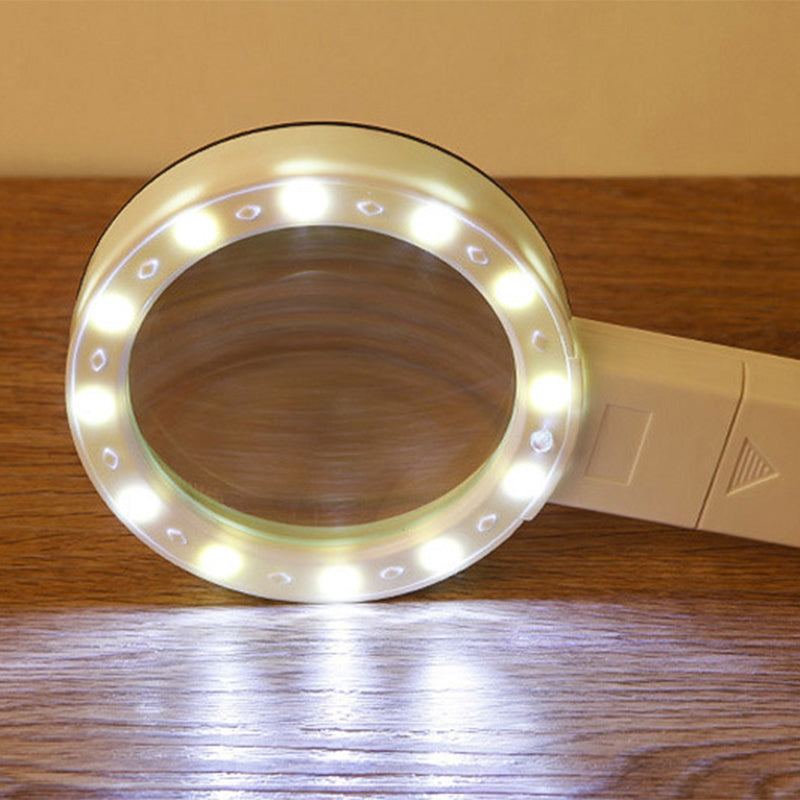 MagniBright – 30x optisk forstørrelsesglas med LED-belysning
