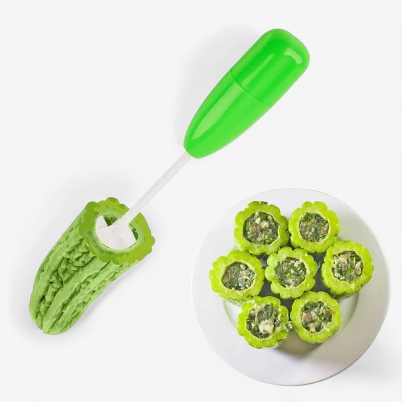 CarvePro – 4-Delers Grøntsagskrueskærer Sæt til Præcis Tilberedning af Grøntsager