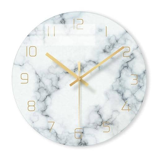 TimeTik – Elegant vægur med marmorinspireret design for tidløs sofistikering