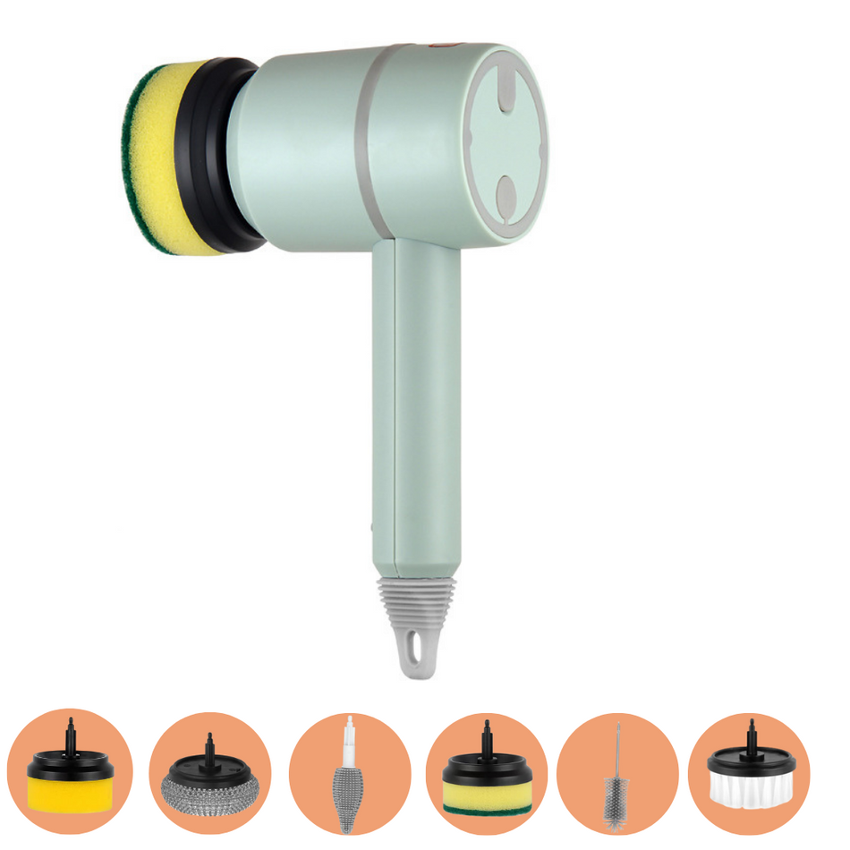 CleanEase – Elektrisk rengøringsbørste til nem opvask og skrubning