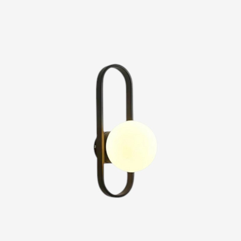 WallOrb - LED Væglampe med Rundt Vægbeslag Design