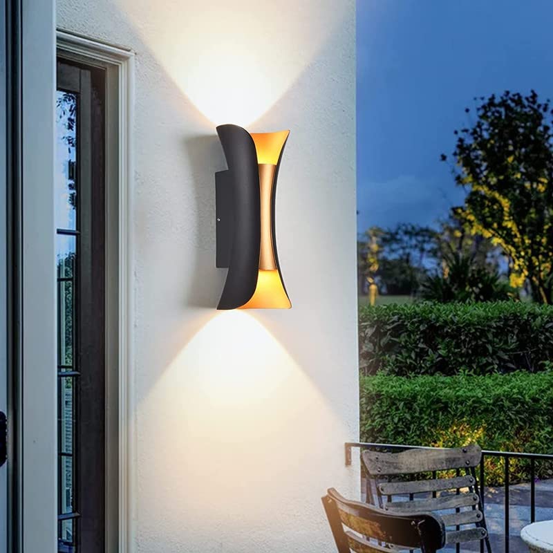 LumaGuard – Applique murale LED étanche bicolore pour espaces extérieurs
