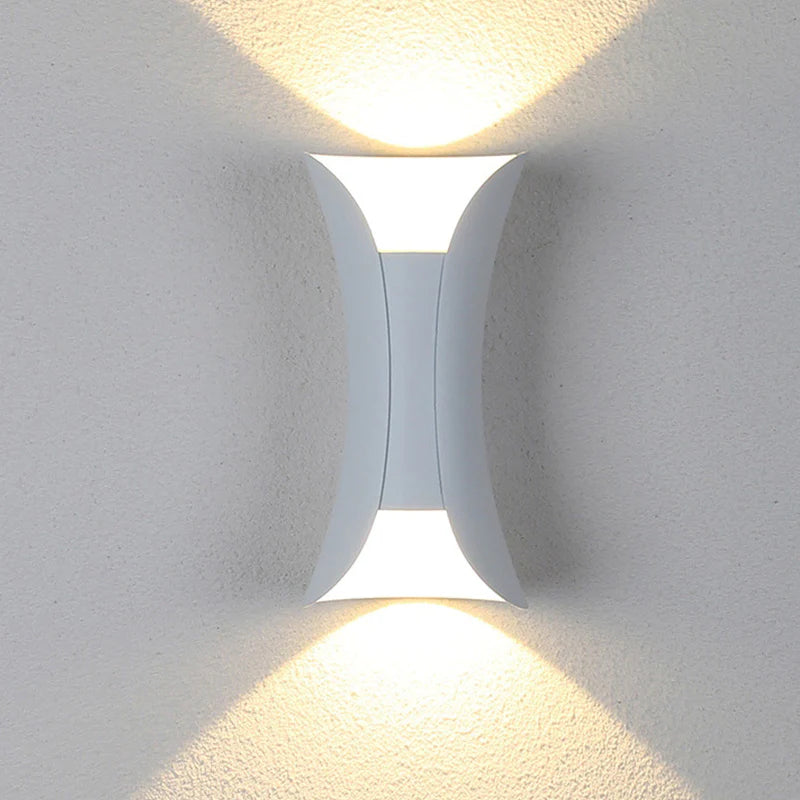 LumaGuard – Applique murale LED étanche bicolore pour espaces extérieurs