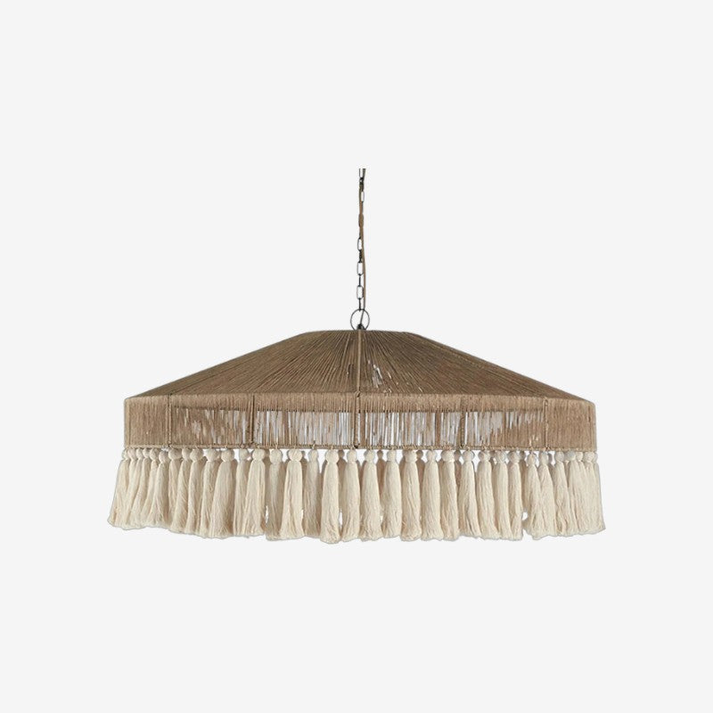 HaloHang - Loftlampe med kvast og rundt design