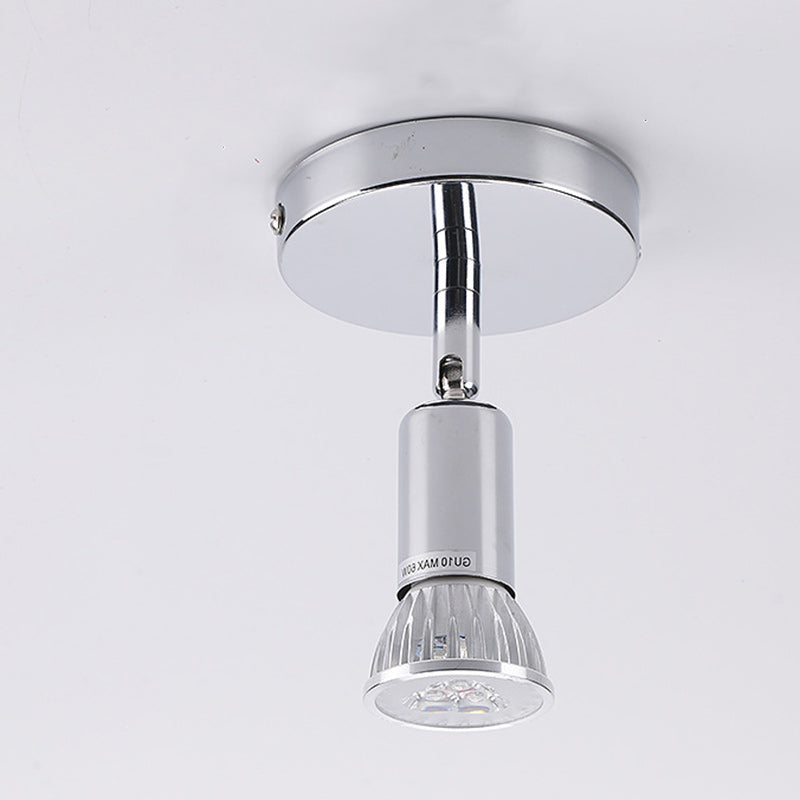 LumiBeam – Moderne loftsspot i rustfrit stål med justerbar cylindrisk skærm