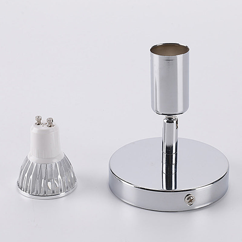 LumiBeam – Moderne loftsspot i rustfrit stål med justerbar cylindrisk skærm