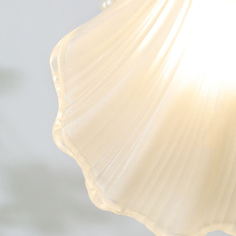 CoastalGlow – Skalinspireret Loftlampe i Jern og Glas