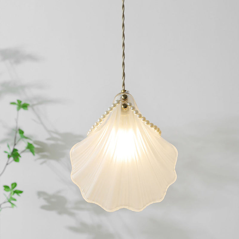 CoastalGlow – Skalinspireret Loftlampe i Jern og Glas