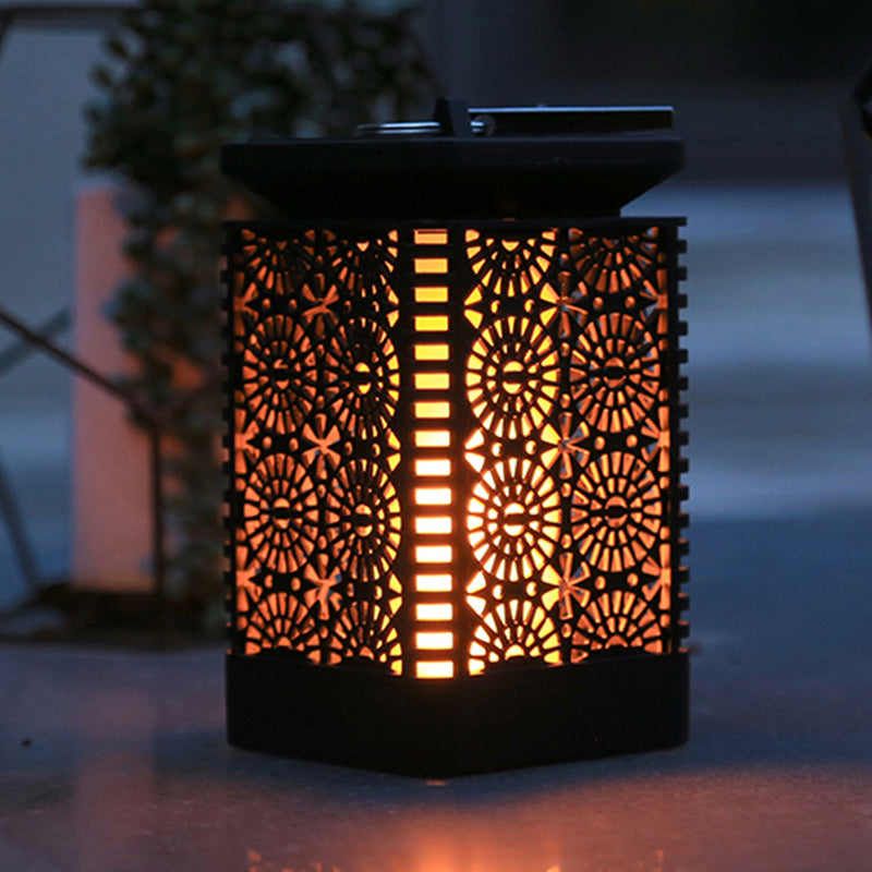 LumiFlame – Retro solcelledrevet LED-lanterne med vandtæt udendørsdesign