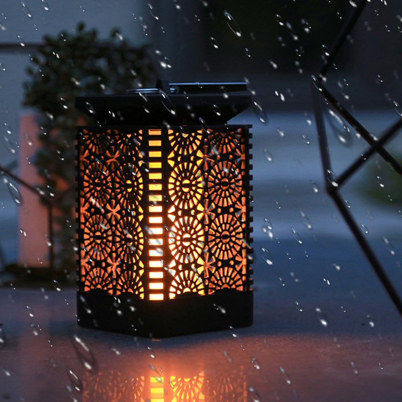 LumiFlame – Retro solcelledrevet LED-lanterne med vandtæt udendørsdesign