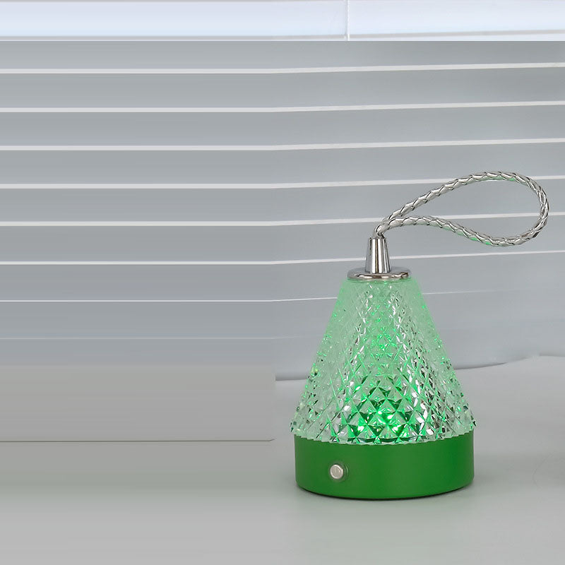 LumeOrb – Moderne Rund Metal Akryl LED Bordlampe til Soveværelser