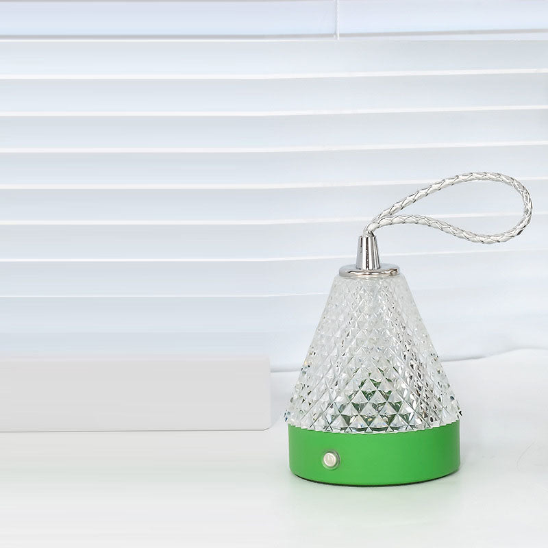 LumeOrb – Moderne Rund Metal Akryl LED Bordlampe til Soveværelser