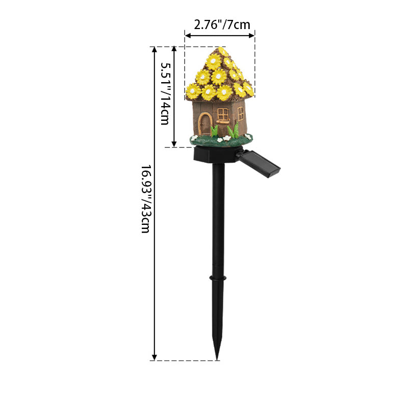 MushroomGlow - Solar Havebelysning med LED projektion