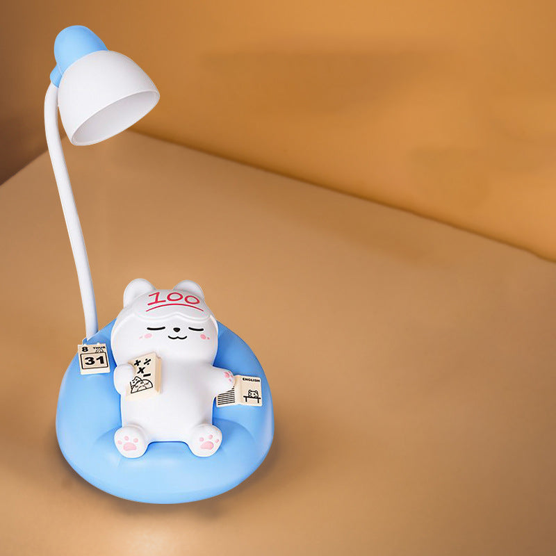 PurrGlow – Genopladelig kattebordlampe med blød LED-natlysdesign
