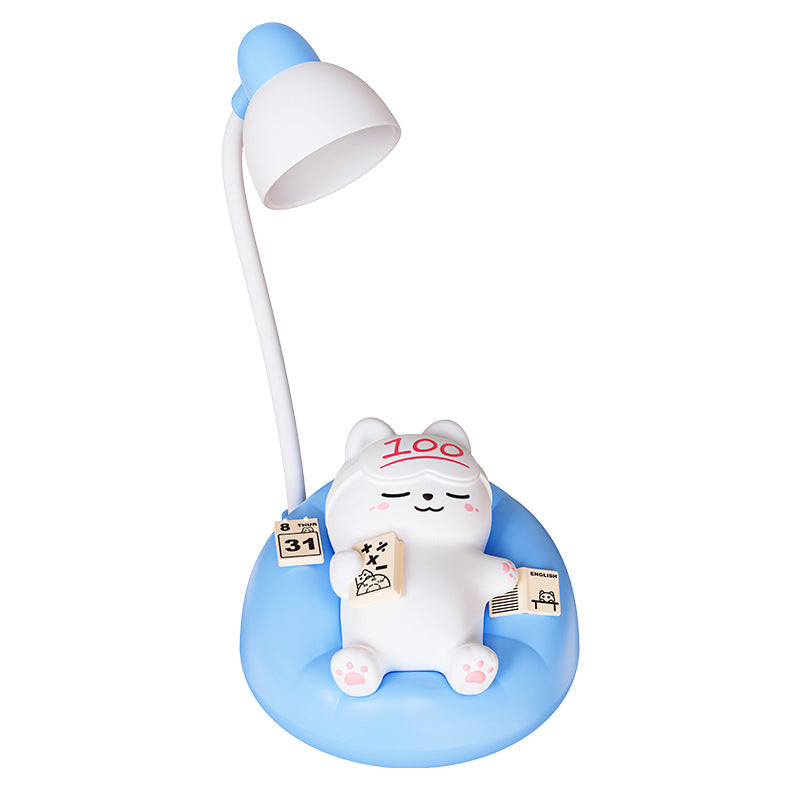 PurrGlow – Genopladelig kattebordlampe med blød LED-natlysdesign